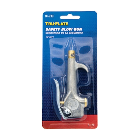 Tru-Flate Tru-Flate Steel Air Blow Gun Safety Lever 1/4 in. FNPT 1 pc 18233